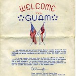 Welcome to Guam leaflet